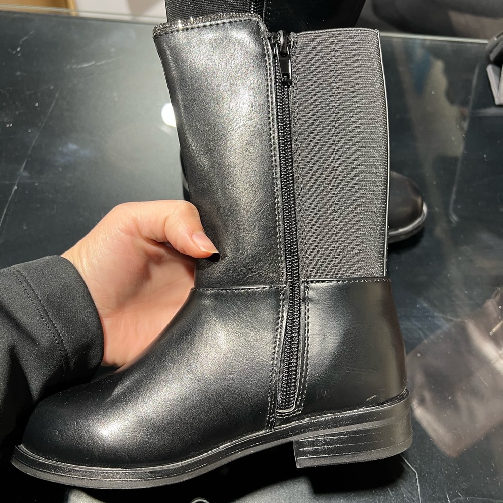 Steve Madden Black Kids Boots